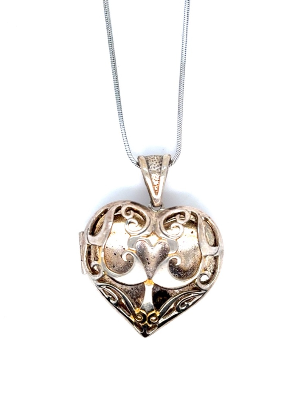 Heart Locket Pendant Necklace